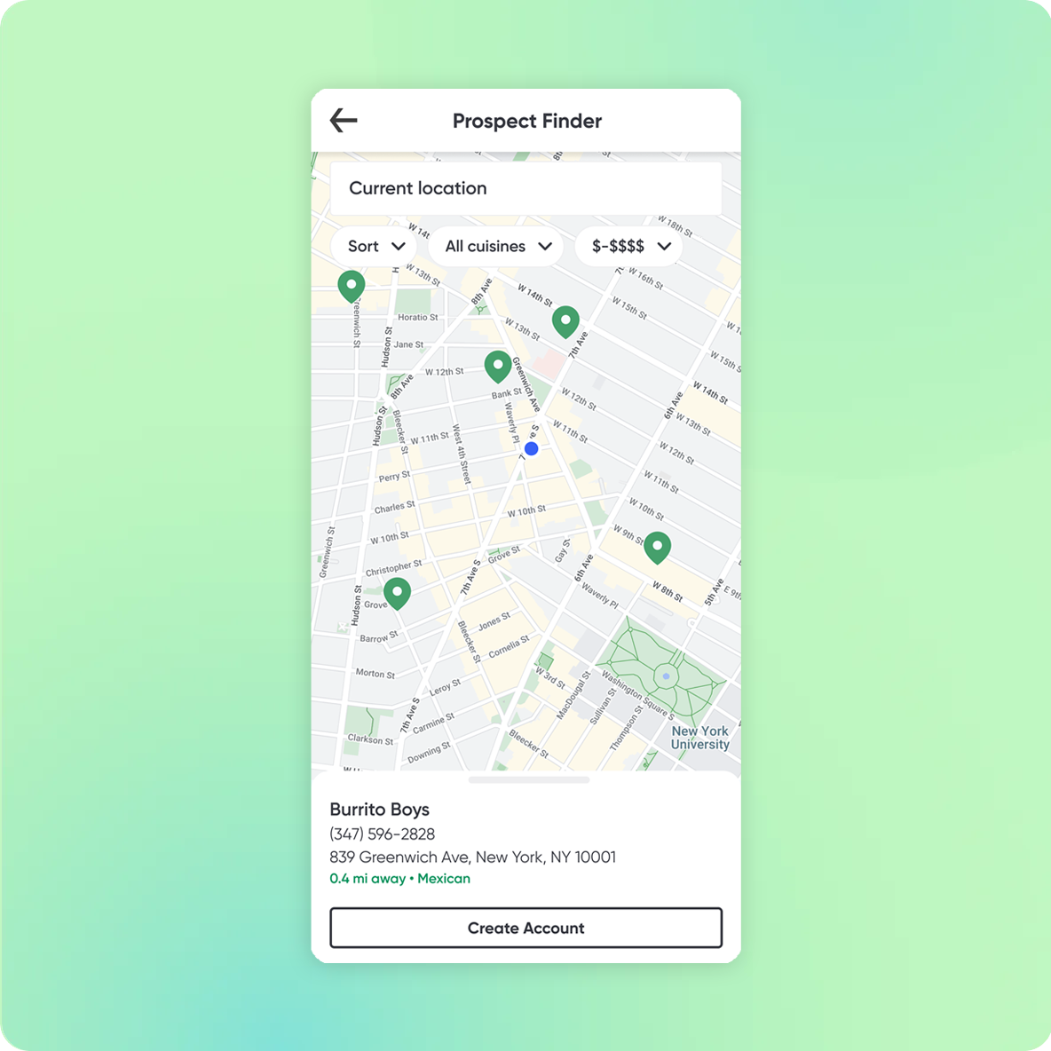 prospect finder prospect finder